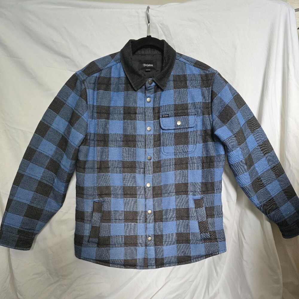 Brixton Blue and Black Plaid Jacket